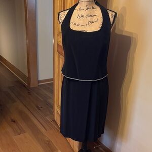 Jones New York Black Backless Dress